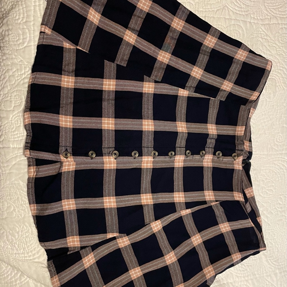 Plaid AEO school girl mini skirt